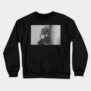 Front door key in lock Crewneck Sweatshirt